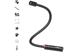 SmallRig RM 03 Macro Photography LED Light, Adjustable Beam Angle, 5 Colors CRI 95 TLCI 92, Macro Arm Light for Camera with Cold Shoe Adapter, Clamp, Diffuser, Spotlight, Barndoor, IP54 Rating - 5480