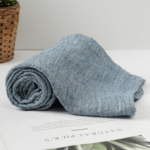 HSOFTIFY 100% Flax Linen Bath Towel 33.5x53 Inches Natural… at Amazon