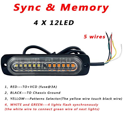 1 Surface+Flashing+Vehicle+Light+Head+Emergency