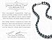 The Pearl Source 7.0-7.5mm Black Akoya Japanese Pearl Necklace for Women - 14k Gold Pearl Strand Necklace | 18in Long Pearl Necklace with Genuine Cultured Pearls
