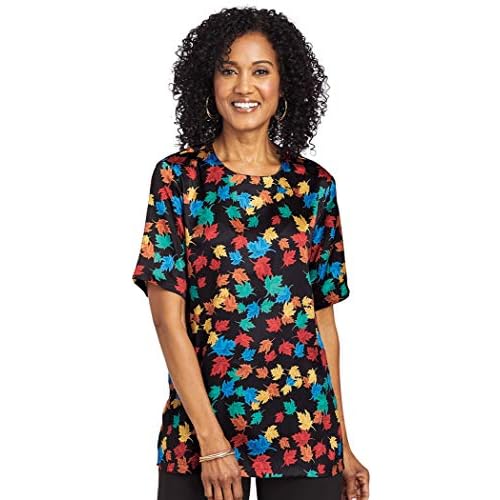 women's satin shell top