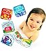 Floating Baby Bath Books Set of 4 - Bath Books for Babies, Infants - Waterproof, Mold-Free Bath Toys for Learning & Early Education (Fruit, Ocean, ABC, Numbers Books)