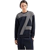 Armani Exchange mens Limited Edition a Line Logo Stretch Cotton Poly Sweatshirt