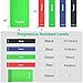 Yoassi Resistance Bands Exercise Loops Set - FDA Registered Thicker Workout Bands Stretch Bands for Legs Butt Glutes Yoga Fitness Physical Therapy Home Equipment Training for Women Men, Set of 5
