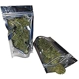 Smell proof bags resealable ziplock bags (1/4 oz) pack of 50
