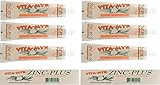 6 Pk VITA-MYR 4 Oz Herbal Zinc+ Natural Toothpaste Safe & Effective Toothpaste No Sugar, No Fluoride, No SLS, No Aspartame, No Saccharin, Low-Abrasive, Gluten Free & Vegan, Whiten Teeth!