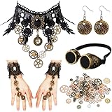 86 Pcs Steampunk Accessories Sets Include Steampunk