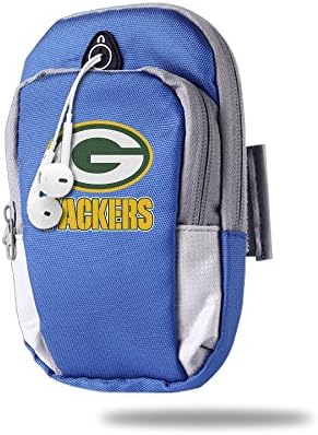 AIJFW G Packers Outdoor Sports Armband, Multifunctional Pockets Arm Bag Wrist Wear Arm Sleeve For Running Trekking Hiking Cycling Mounting Strolling Armband