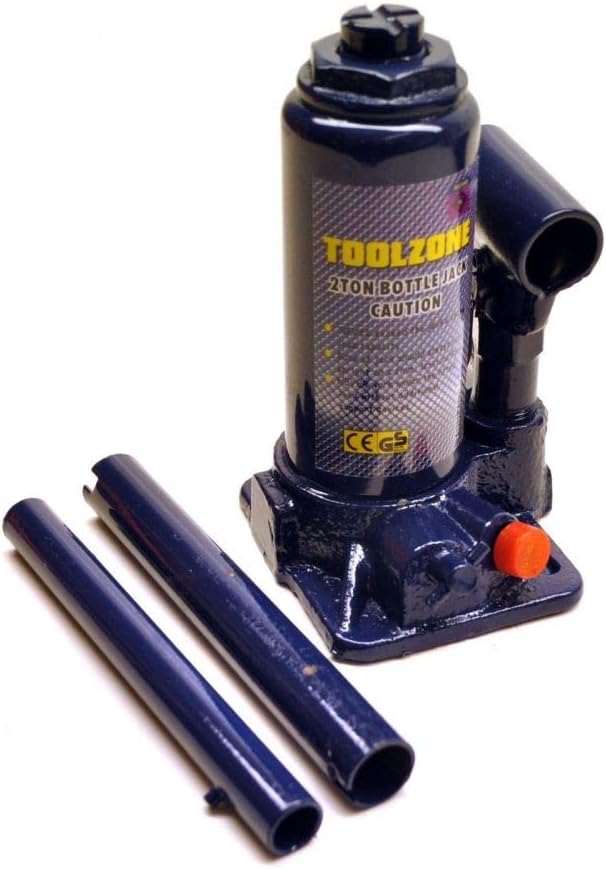 Capricornleo 2ton Telescopic Hydraulic Bottle Jack Lifting Ram In Carry Case 2000kg Car TE4