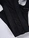 Bigyonger Women's Spaghetti Straps Bandage Bikini Suit Sexy Hollow Out Swimsuit Black X-Large