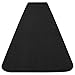 House, Home and More Skid-Resistant Carpet Runner - Black - 6 Feet X 27 Inches
