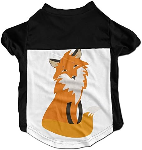 Sad Fox Doggy Cute Puppy Dog Cat Canine Short Sleeve T Shirts Clothing Tee Sweater Pet Wear