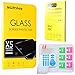 MGIFTSHOP Tempered Glass Screen Protector for Samsung Galaxy S5 Ultra­Thin Bubble­Free (3-Pack)