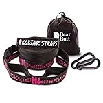 Bear Butt Kodiak Hammock Straps - 40 Combined Loops - 20 Feet Long - Holds 1000 Pounds From Our Extra Reinforced Triple Stitching - Start Up Company