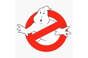 HJ MEDIA MAGNET Ghostbusters Original Logo Magnetic Vinyl Sticker 5"