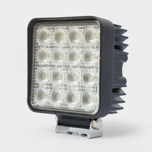 1pc Flood Wide Angle Beam Square 35W 2800lm High Power Work Light for Tractor Truck ATV 4WD Off Road Vehicle Driving Fog Lamp- 12V & 24V Universal