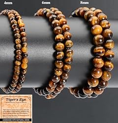 AD Beads Handmade Gemstone Stretch Elastic Bracelet