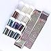 NICOLE DIARY 12 Pcs/Set Starry Sky Nail Foils Multicolor 4x100cm Nail Sticker Decal DIY Manicure Nail Art Transfer Sticker