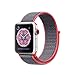 Vati Watch Sport Loop Band, Hook & Loop Fastener Adjustable Closure Wrist Strap Lightweight Breathable Nylon Replacement Band for Apple Watch Nike+, Series 3/2/1, Sport, Edition (38MM, Electric Pink)