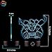 3D Optical Illusion Night Light - 7 LED Color Changing Lamp - Cool Soft Light Safe For Kids - Solution For Nightmares - DC Comics Justice League Superman