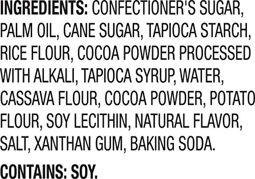 GLUTINO SUPER STUFFED CHOCOLATE VANILLA CREAM COOKIE, 11.1 OUNCE