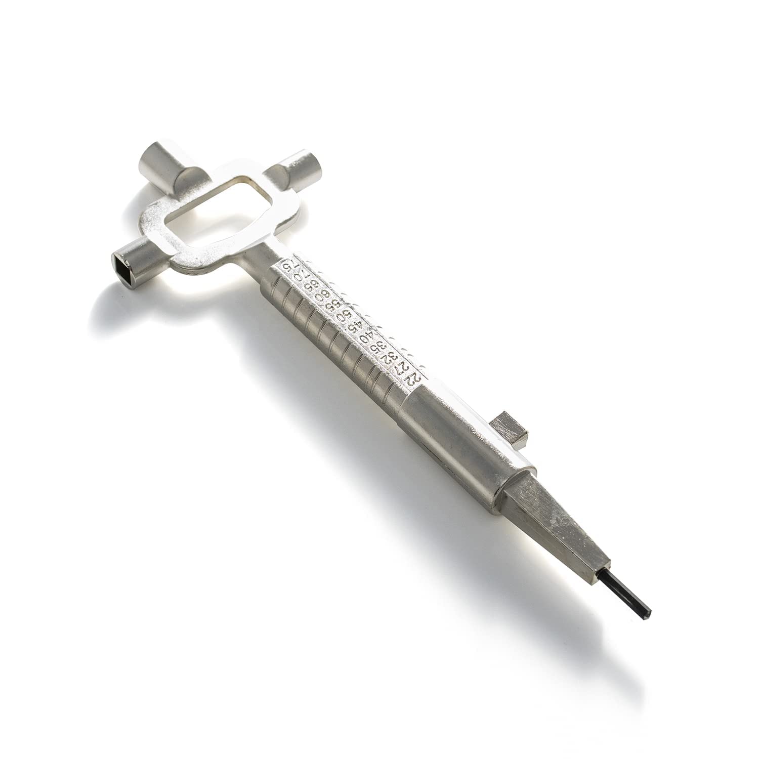 Steel Universal Locksmith Tool Multi Tool - Cam Turner - Cylinder Gauge/Measuring Tool - Metre Cupboard Keys - Spindle Turner - Bottle Opener - Locksmith Tools Professional