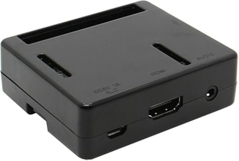 fengzong Estuche de Abs Color Negro/Transparente para Raspberry Pi Modelo 3 A + (Plus) D Estuche de Abs para Modelo Raspberry Pi (Negro)