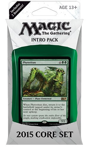 Magic the Gathering (MTG) 2015 Core Set / M15 Intro Pack / Theme Deck - Phytotitan (Green/White)(Includes 2 Booster Packs)