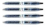 Pilot B2P - Bottle to Pen - Retractable Gel Roller Pens Made from Recycled Bottles, Fine Point, Black, Pack Of 4