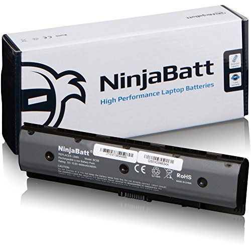 NinjaBatt Laptop Battery for HP 710416-001 710417-001 HSTNN-LB4N HSTNN-UB4N HSTNN-YB4N 709989-421 PI06 H6L38AA TPN-I110 TPN-Q117 TPN-Q118 709988-421 HSTNN-LB4O- High Performance [6 Cells/4400mAh/48Wh]