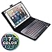 Cooper Backlight Executive Keyboard case Compatible with Sony Xperia Z4 Tablet | 2-in-1 Bluetooth Wireless Backlit Keyboard & Leather Folio Cover | 7 Color LED Keys (Black)