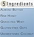 KiZE Energy Bar, Almond Butter, 5 Ingredients, 10g Grass-Fed Whey Protein, Peanut Free, Clean & Simple Real Food, Gluten Free, Non-GMO, Soy Free, Mission Based, High Protein Snacks (10 Count)