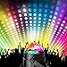 Nequare Party Lights Sound Activated Disco Ball Strobe Light 7 Lighting Color Disco Lights with Remote Control for Bar Club Party DJ Karaoke Wedding Show and Outdoor