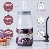 Kilner 3L Fermentation Set Glass Jar with Silicone Lid & Weights view 4