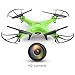 Holy Stone HS110 FPV Drone with 720P HD Live Video WiFi Camera 2.4GHz 4CH 6-Axis Gyro RC Quadcopter with Altitude Hold, Gravity Sensor and Headless Mode Function RTF, Color Green