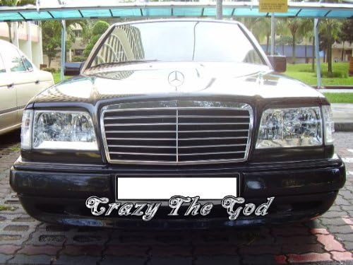 CrazyTheGod W124 1993-1996 Facelifted GRILLE/GRILL ASSAY 13MD CHROME/BLACK
