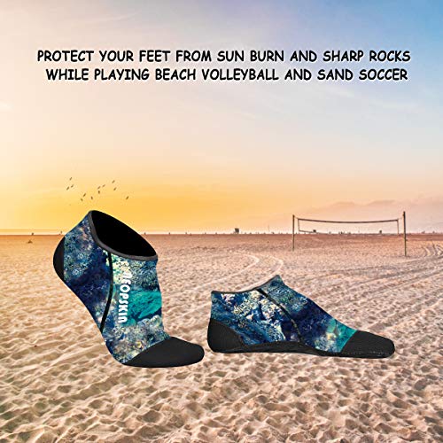 image for NeopSkin Neoprene Socks 3mm Beach Volleyball Sand Soccer Socks Water B