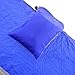 Camping Hammock Set for 2 Persons Blue/Grey - Indoor and Outdoor Hanging Kits - Ultra Durable Nylon By BackyardCamping - Portable Bed for Garden, Camp, Backpacking, Outdoor Adventures - Single/Double