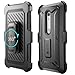 Moto X Pure Edition Case, SUPCASE [Heavy Duty] Belt Clip Holster Case for Motorola Moto X Style /Pure Edition 2015 [Unicorn Beetle PRO] Rugged Protective Cover /Builtin Screen Protector (Black/Black)