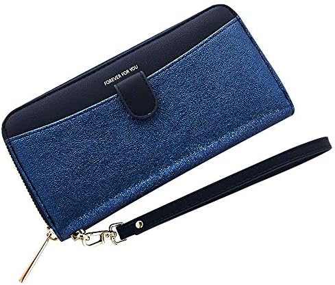 Cyanb Women Wallets Tassel Bifold Ladies Cluth Wristlet Wrist strap Long Purse