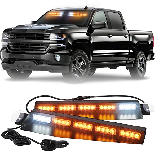 XRIDONSEN 34 inch Emergency Visor Light Bar