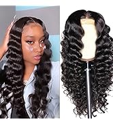 13x4 Loose Deep Wave Lace Front Wigs Human Hair for Black Women Pre Plucked Lace Frontal Wigs Hum...