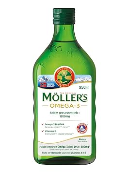 MÖLLER'S Omega-3 Lebeöl, flüssig, Natur, ohne Aroma, 250 ml