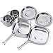 RoterSee Backpacking Camping Cookware Picnic Stainless Steel Cooking Cook Set for Hiking and Campingthumb 4