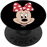 Disney Minnie Mouse Polka Dot Bow Big Face PopSockets Adhesive PopGrip