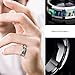 Frank S.Burton 6mm 8mm Tungsten Abalone Shell Inlay Rings for Men Women Couple Wedding Band Size 4-14