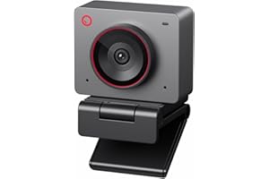 OBSBOT Meet 2-4K Webcam for PC with 1/2" Sensor, AI Framing & Autofocus, Beauty Mode, Lightweight, Gesture Control, HDR, Dual