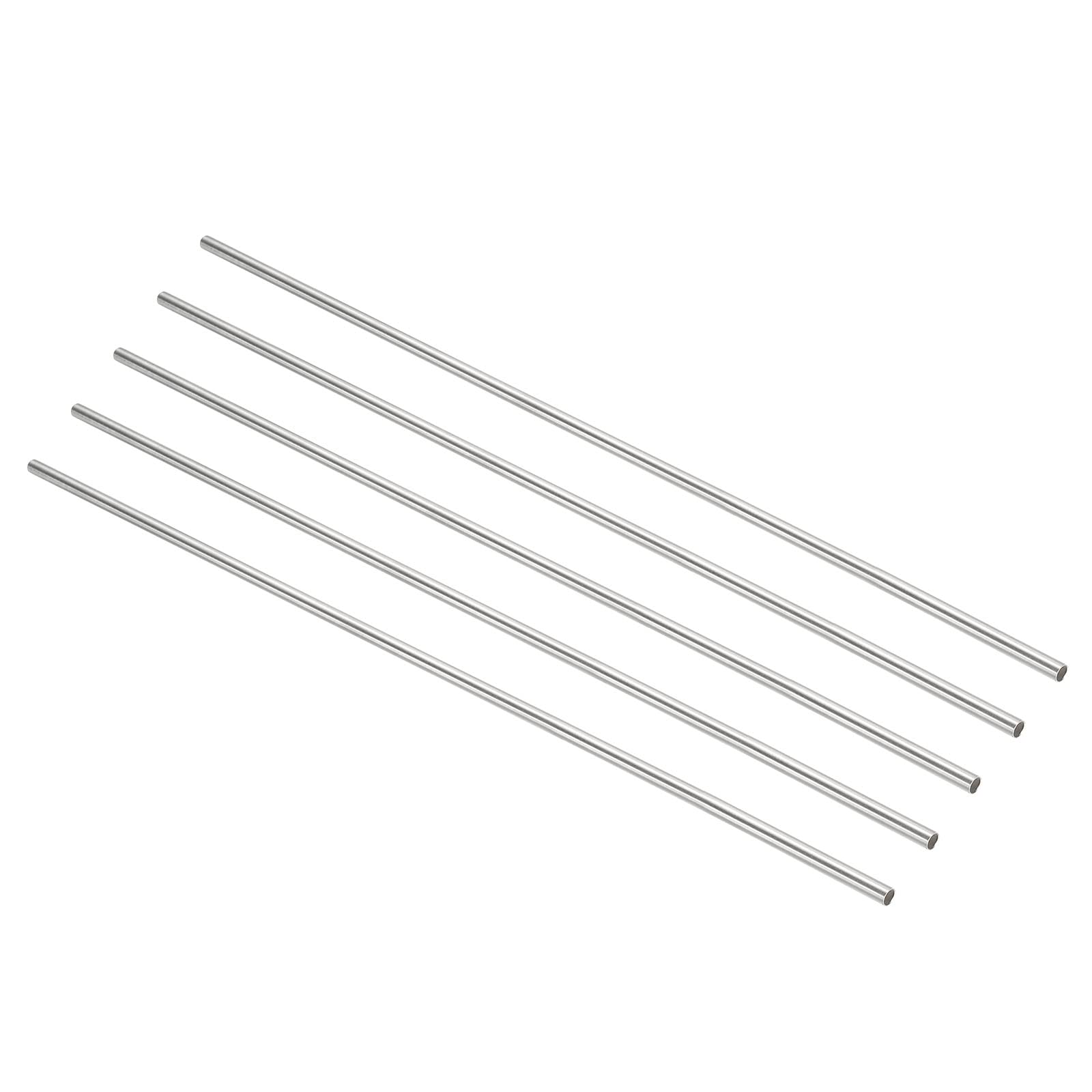 PATIKIL Thermowell Pipe Immersion Well 1/4" ID 9/32" OD 20" Stainless Steel 304 for Weldless Thermowell Brewing Thermometer 5pcs