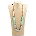 Lofca Baby Toys Silicone Teething Necklace for Mom to Wear-BPA Free -Anti Flammatory,Drooling , Teething Pain Reduce Properties-Nursing Necklace Perfect for Breastfeeding Moms-'Ina'(Mint)