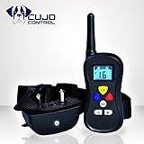 Cujo Control Best Dog Training Collar With Remote-16 Levels Shock & Vibration-Fully Adjustable Electric E Collar for Large, Medium, and Small Dogs-Wireless Waterproof Anti Bark Collar-100% Guarantee!